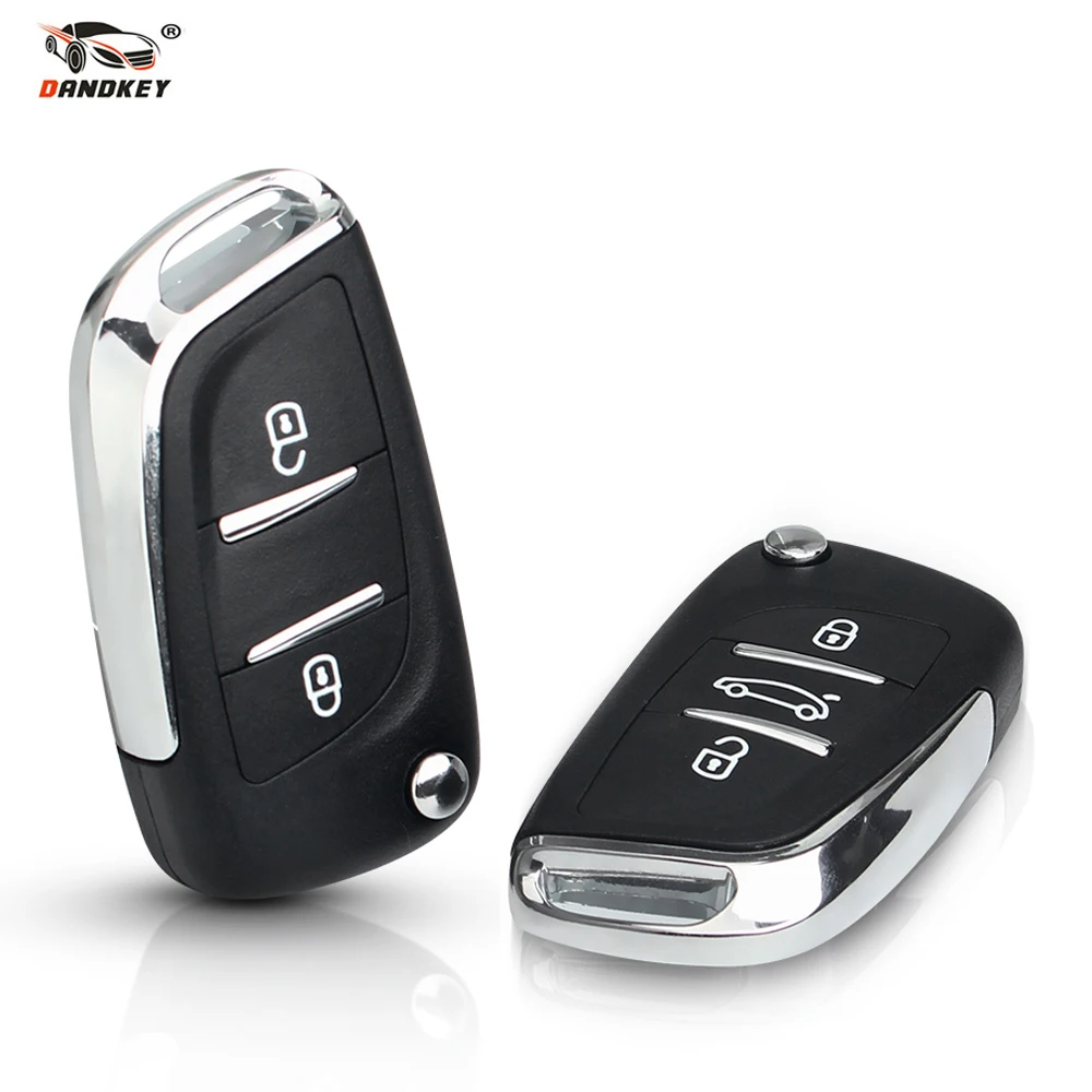 Dandkey 5x для Citroen купе C2 C4 Picasso C5 C6 C8 Xsara Peugeot 306 407 807 модифицированный пульт