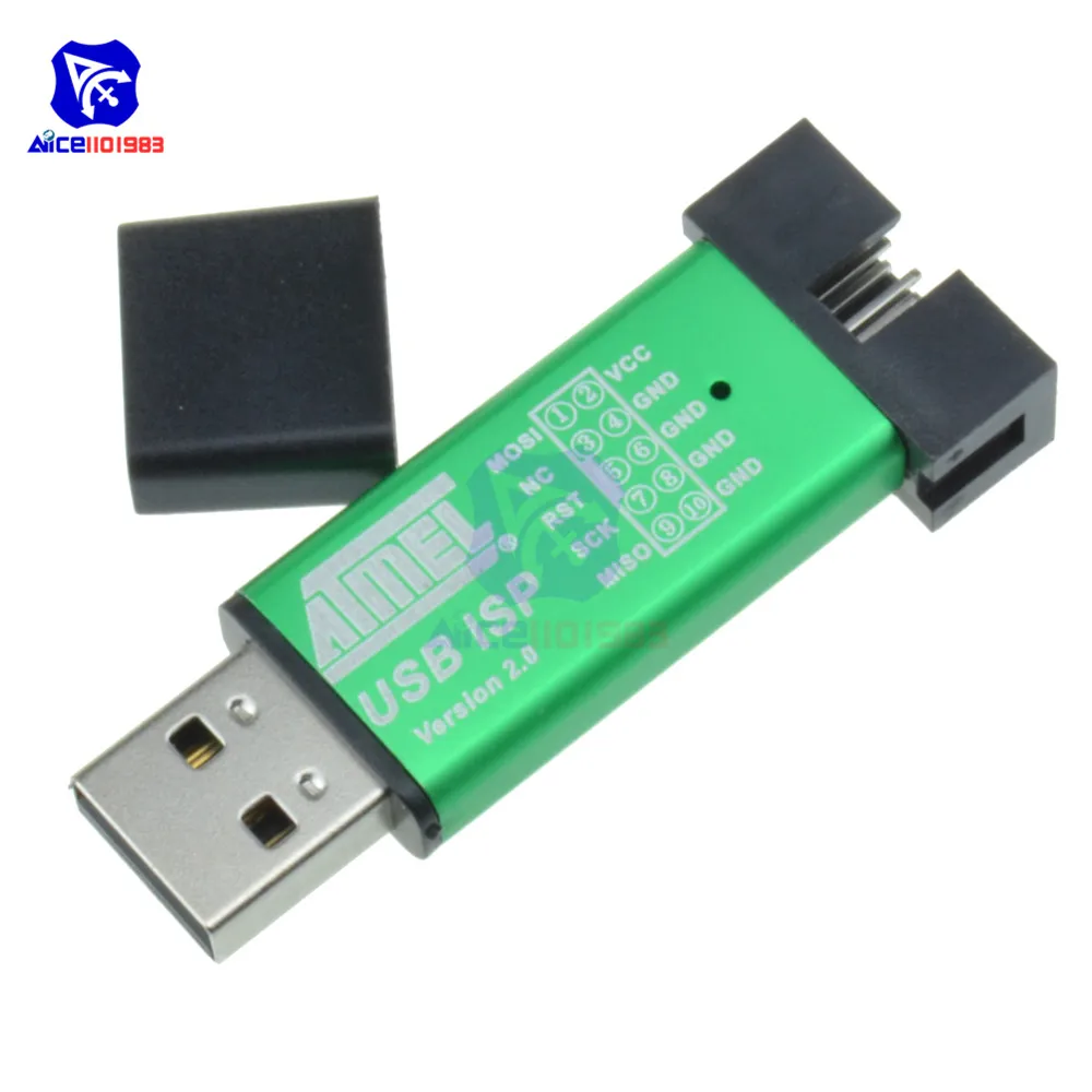 Diymore USBASP USBISP ISP программист Загрузчик для Arduino 51 ATMEL AVR поддержка 64 бит Win7 32 бит Win98 WinMe Win2000 WinXP