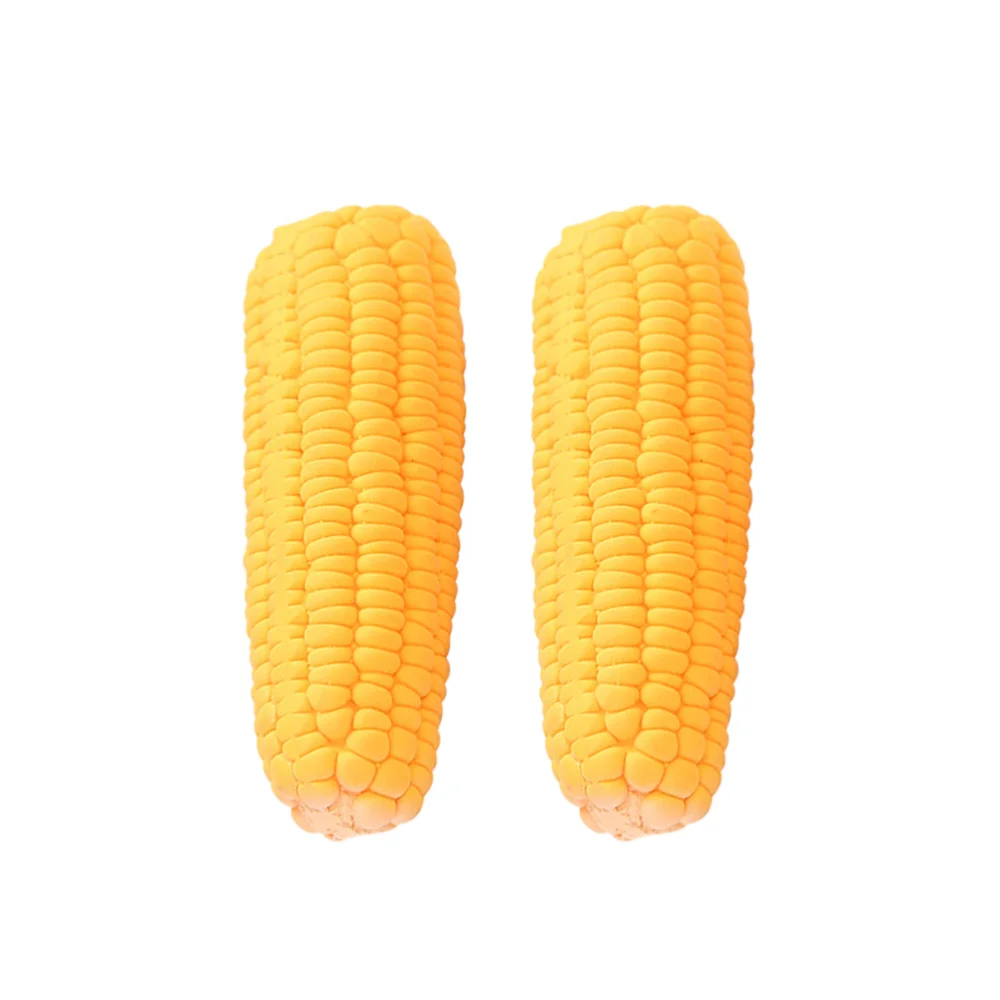 

2pcs Latex Sound Toys Artificial Corn Pet Bite Funny Pet Playing Educational