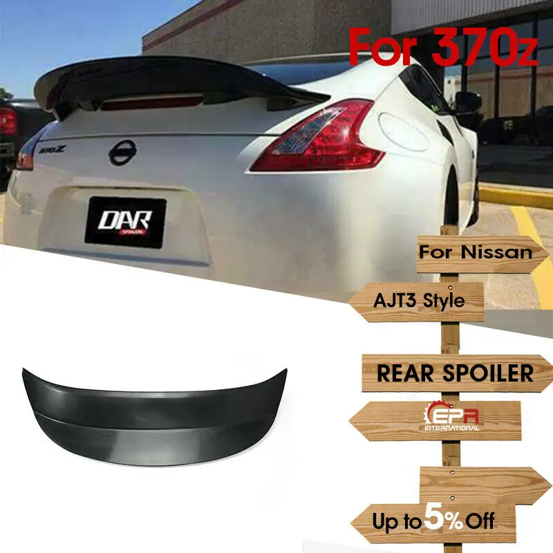 Автомобильные аксессуары для Nissan 370z Z34 AJT3 Стиль FRP стекловолокно задний спойлер