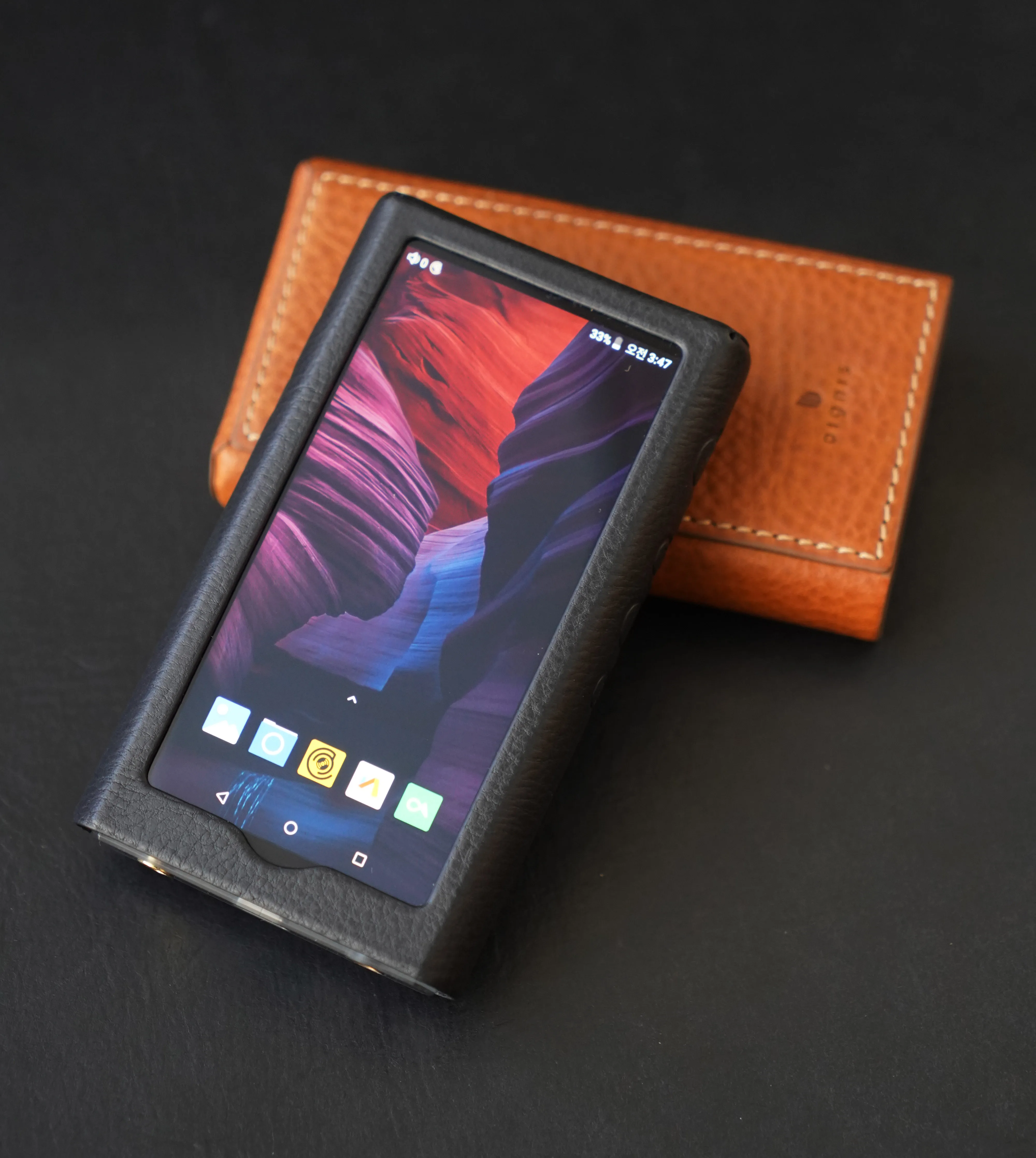 Кожаный чехол Dignis для HiBy R5.R5 SABER портативный аудио плеер высокого разрешения