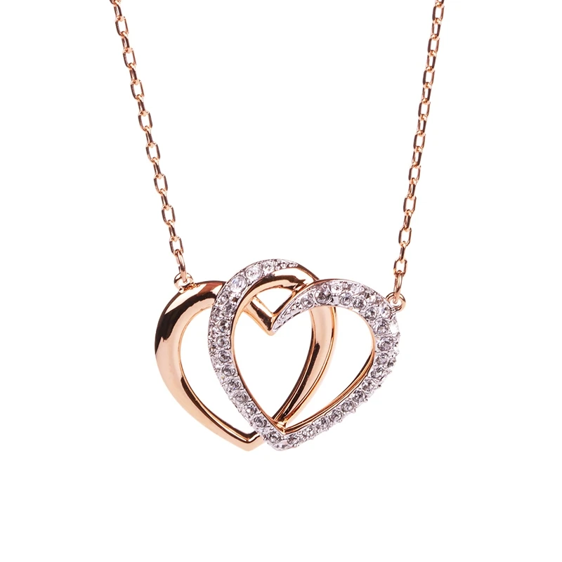 Swarovski знаковые с покрытием кулон в виде лебедя 5204134/5204133/5279421/5272364/5347329/5194826/5215038 - Окраска металла: Rose Gold5194826