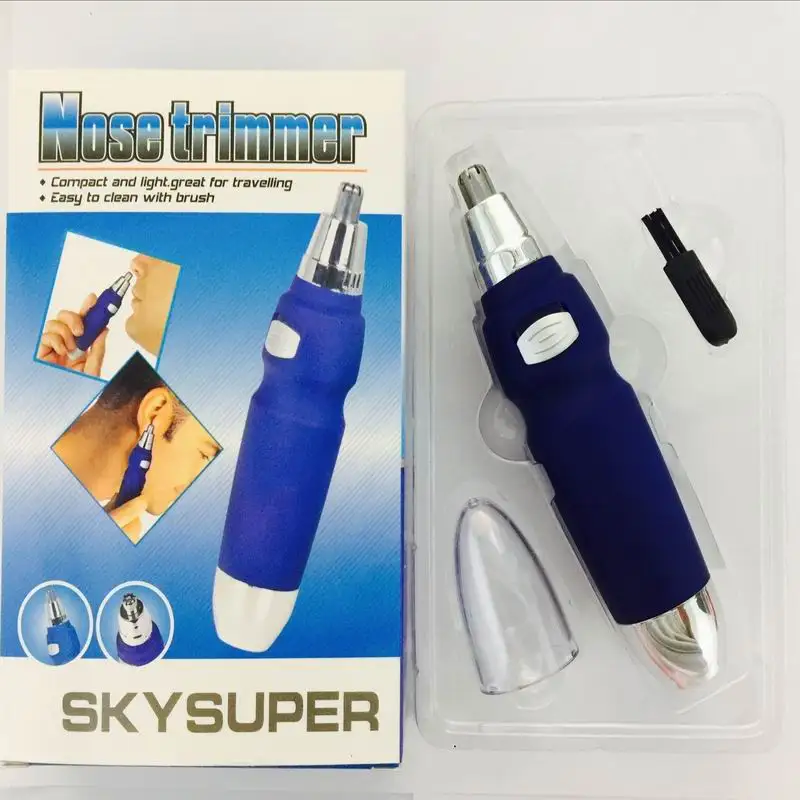 Популярный электрический триммер для бритья носа и ушей безопасный ухода за