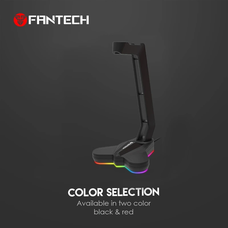 Противоскользящая Подставка для наушников AMS-FANTECH AC3001S RGB усиливает