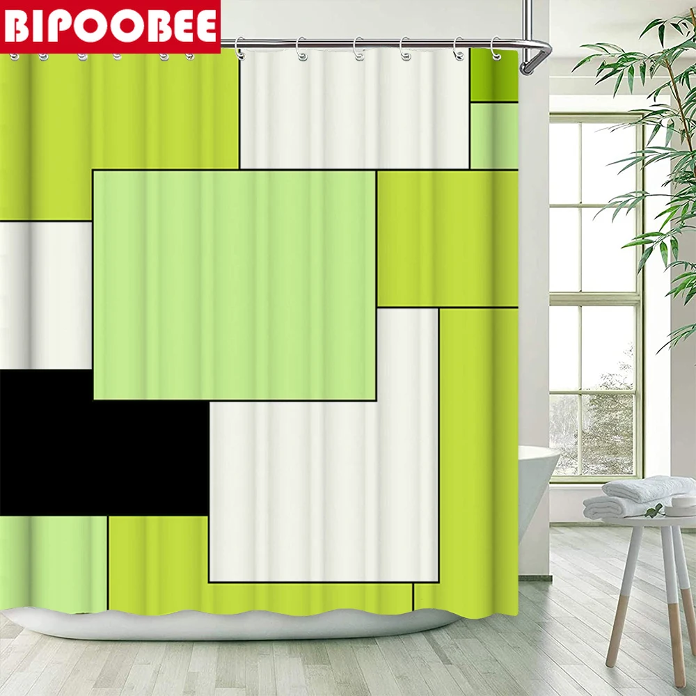 Креативная Современная занавеска для душа сетка крышка туалета коврики ванной