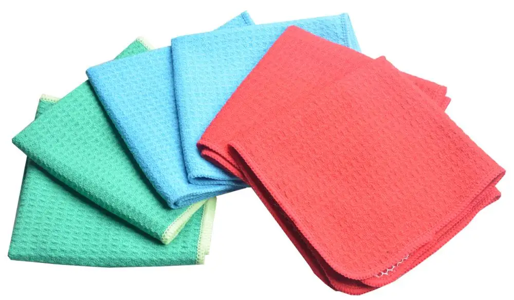 Тряпочка для кухонной посуды из микрофибры Sinland боковая салфетка 5 разных цветов