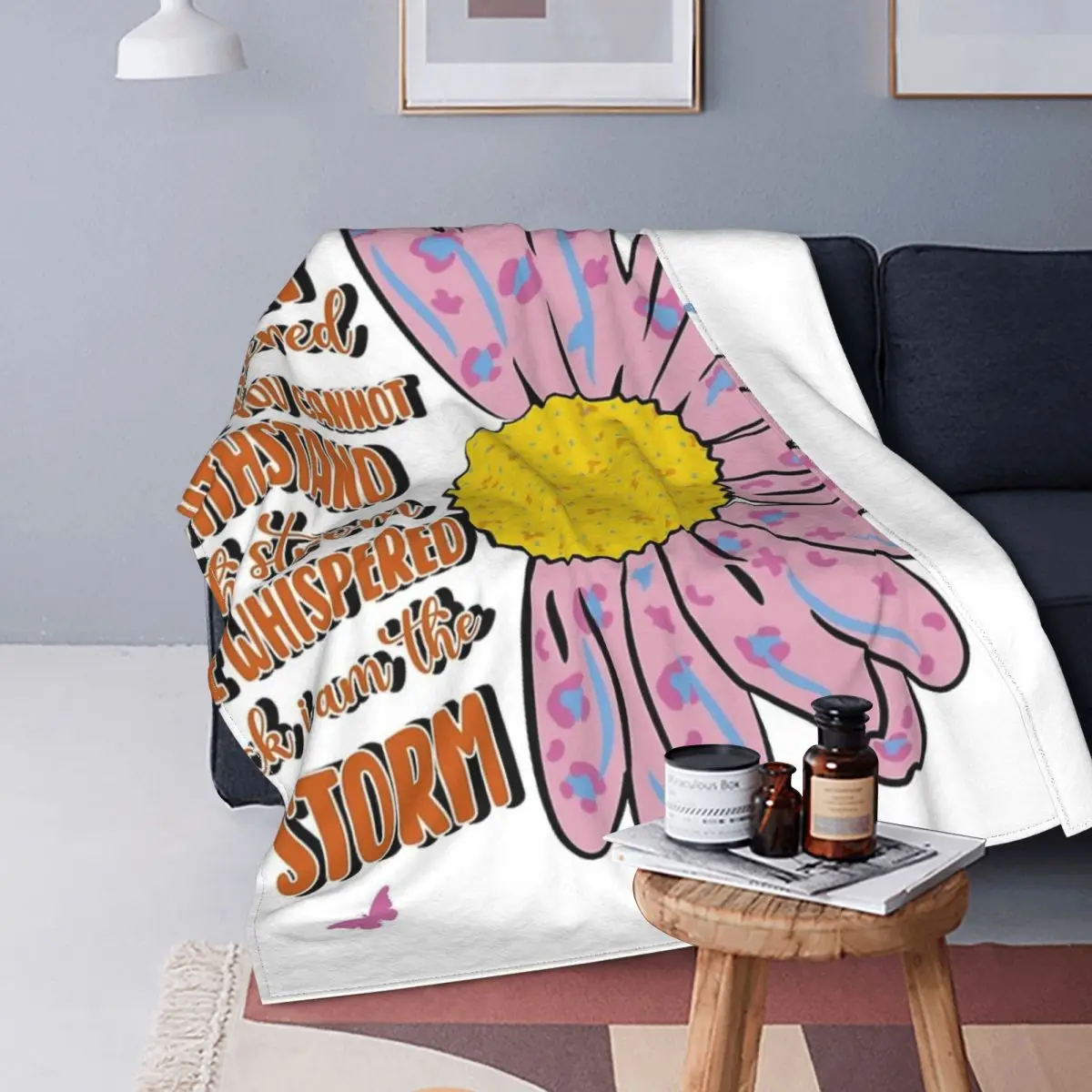 

Manta con texto de Margarita Rosa, colcha a cuadros para cama, sofá, cama, 90 mantas a cuadros
