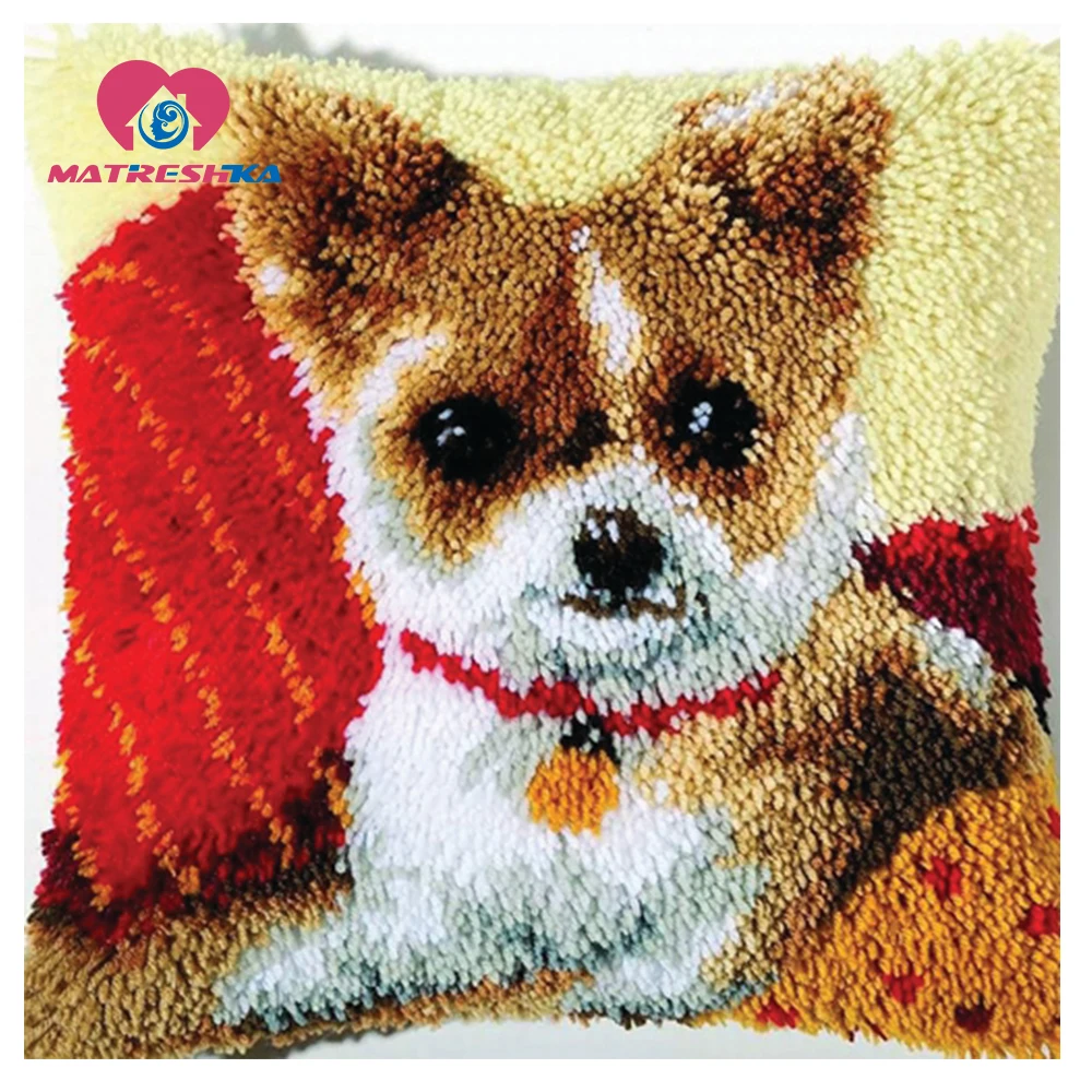 Ковер с животными Вышивка Набор подушек перекресная строчка Подушка наборы