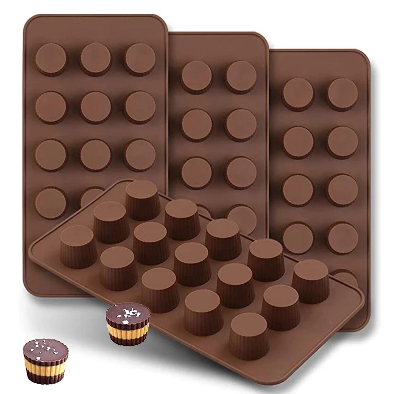 Cylinder Style Chocolate Molds Even 15 Refractory High Temperature Oven With Pudding Ice Mold | Дом и сад