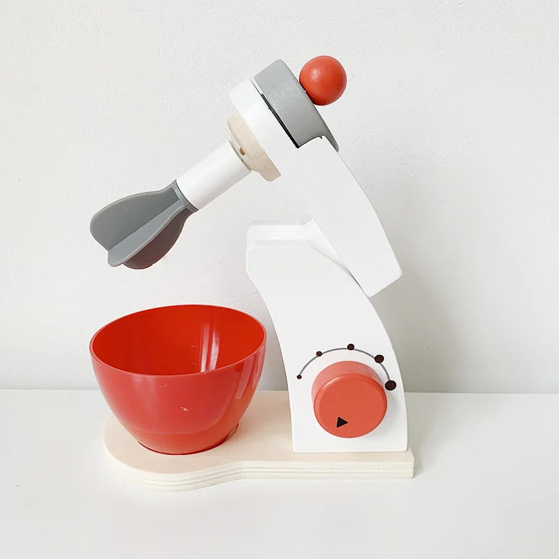 

wooden children play simulation sets toaster coffee maker blender cooker kit blender kitchen toy paper