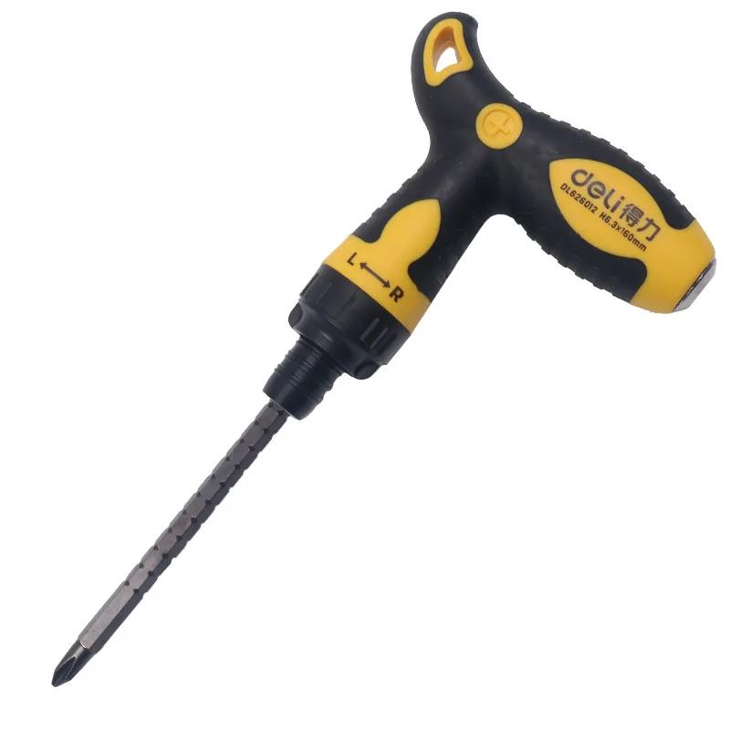

T-Shaped Ratchet Dual Purpose Screwdriver Multifunctional labor-saving Adjustable telescopic screwdriver Repair Manual Tool
