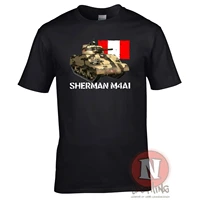 ww2 north africa military vehicle british m4 sherman tank t shirt summer cotton short sleeve o neck mens t shirt new s 3xl