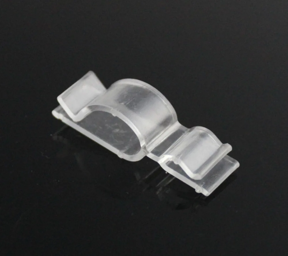 

Plastic Advertising Clip Transparent Pop Product Promotion Price Display Clip Supermarket Shelf Label Gripper Double Head Clamps