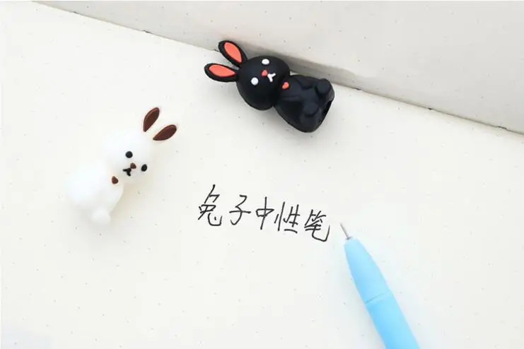 1 шт. Lytwtw канцелярские принадлежности мультфильм милый Kawaii кролик милые гелевые ручки ручка Офис Школьные принадлежности подарок творческий