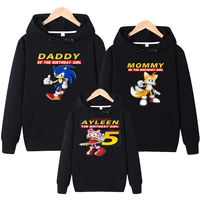 hedgehog diy family hoodies kids custom sweatshirts mother daughter father hoodie childrens clothes daddy mommy and me clothes