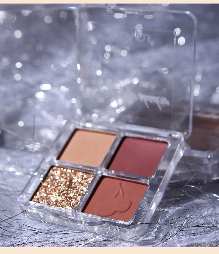 1 шт. макияж 4 цвета Тени для век матовые Перламутровые тени пигмент стойкие