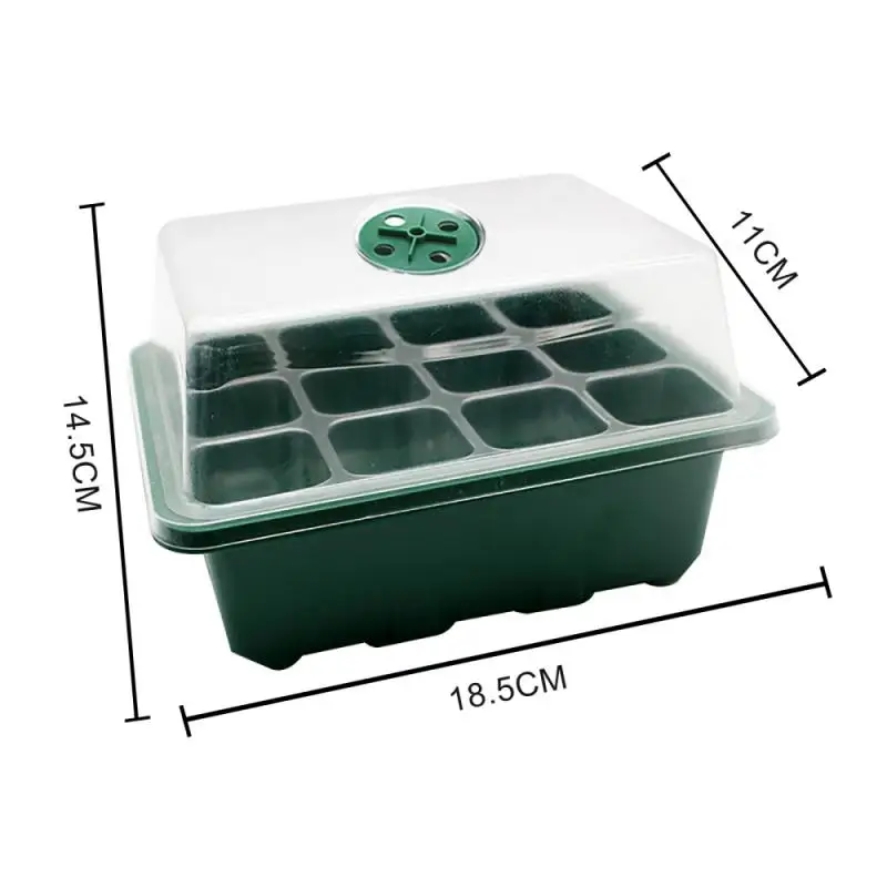 

12 Hole Plant Seed Grows Box Nursery Seedling Starter Garden Yard Tray Hot Garden Supplies Garden Pots & Planters