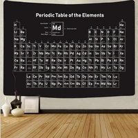 periodic table of the elements chemistry tapestry cheap wall hanging large science wall art canvas wall decor home decor