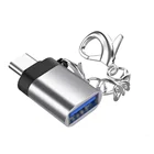 Переходник Elecpow USB C OTG, Переходник USB 3,0 мама в Type c, адаптер для Macbook pro Air Samsung Huawei Xiaomi Type-C OTG, конвертер кабеля