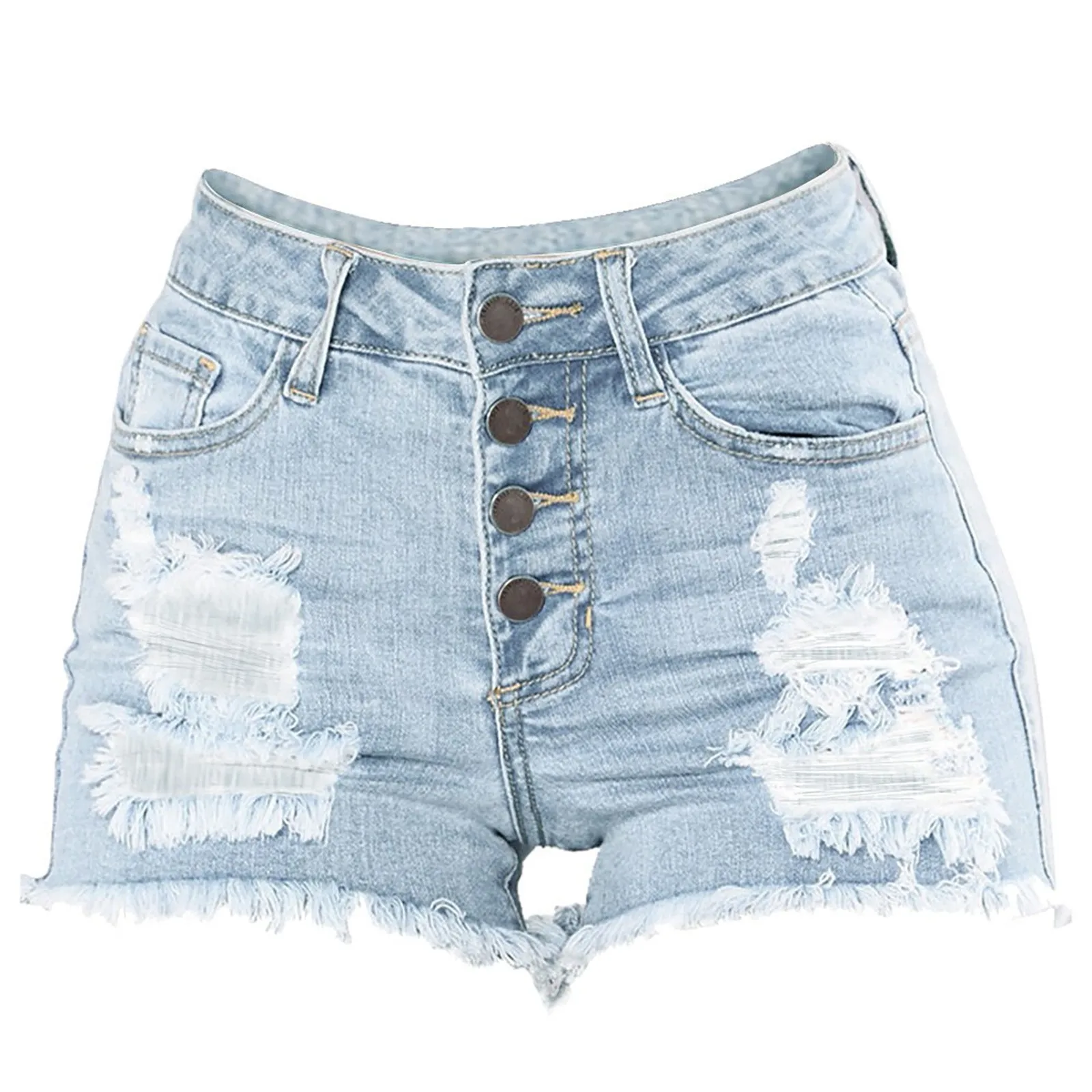 

Ripped Frayed Hole Denim Shorts Women Shorts Slim Washed Ripped Hole Short Mini Jeans Denim Sexy Shorts High Waist Jeans female