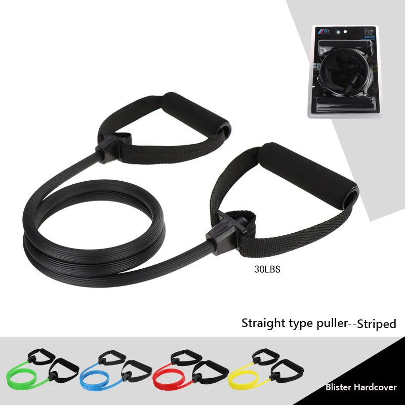 

Многофункциональная эластичная латексная трубка, оборудование для фитнеса, Эспандеры для йоги с ручкой, для дома, тренажерного зала, кроссф...