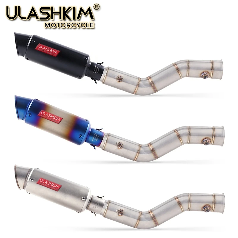 

Мотоцикл Полная выхлопная система без шнуровки для Yamaha YZF R1 YZR-R1 контактная средняя труба 2015 2016 2017