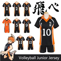 haikyuu cosplay costume hinata shoyo t shirt anime haikyu karasuno high school volleyball jersey top kageyama tobio sweatshirt
