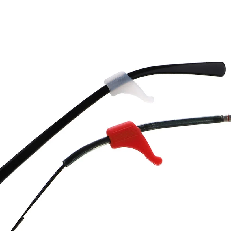 Модные Нескользящие силиконовые ушные крючки для очков детей и взрослых круглые