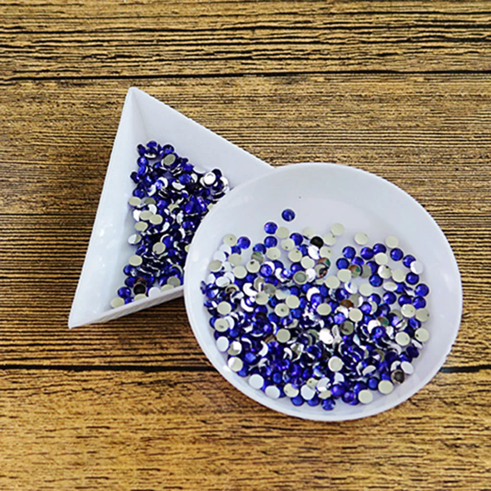 10 шт Пластиковые Треугольные круглые Стразы для ногтей | Красота и здоровье