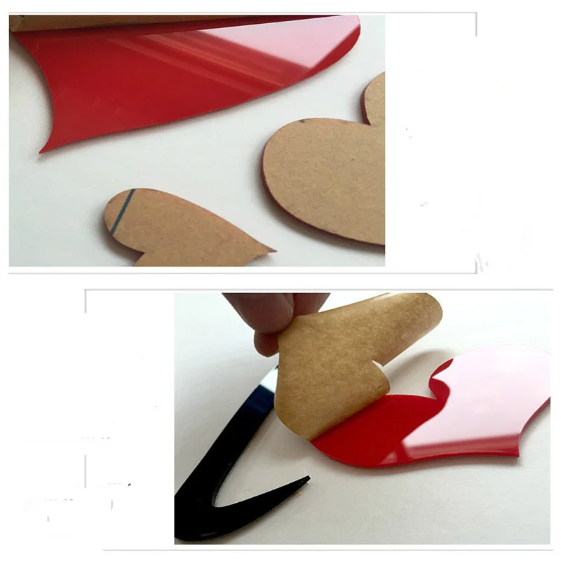 3D Цветочная наклейка акриловая Зеркальная Наклейка на стену s для гостиной фон