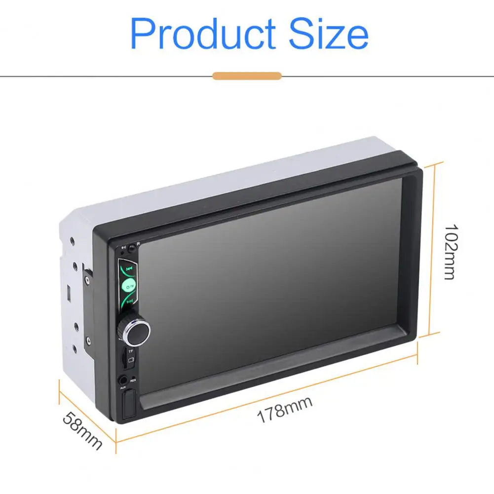 

Reliable Car MP5 Player Multifunctional Bluetooth 7inch Screen Touch Screen Radio Multi-media Player for Auto Car Accessories