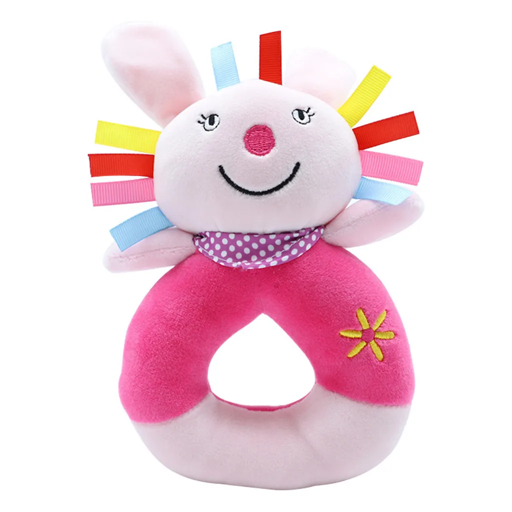 Мягкие подвесные колокольчики в виде животных для малышей погремушка детей