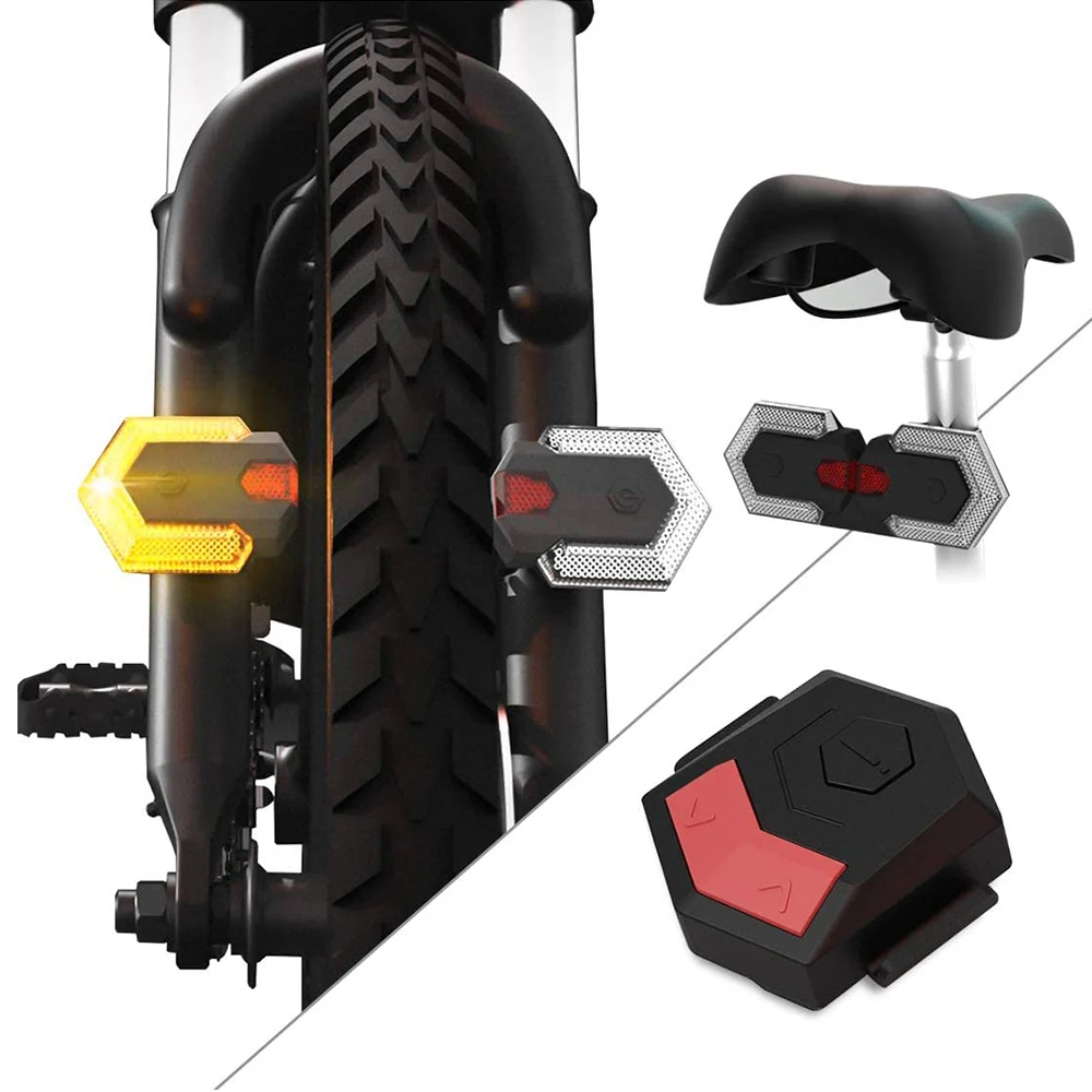 Задние фонари для велосипеда поворотная Светодиодная лампа передняя и задняя