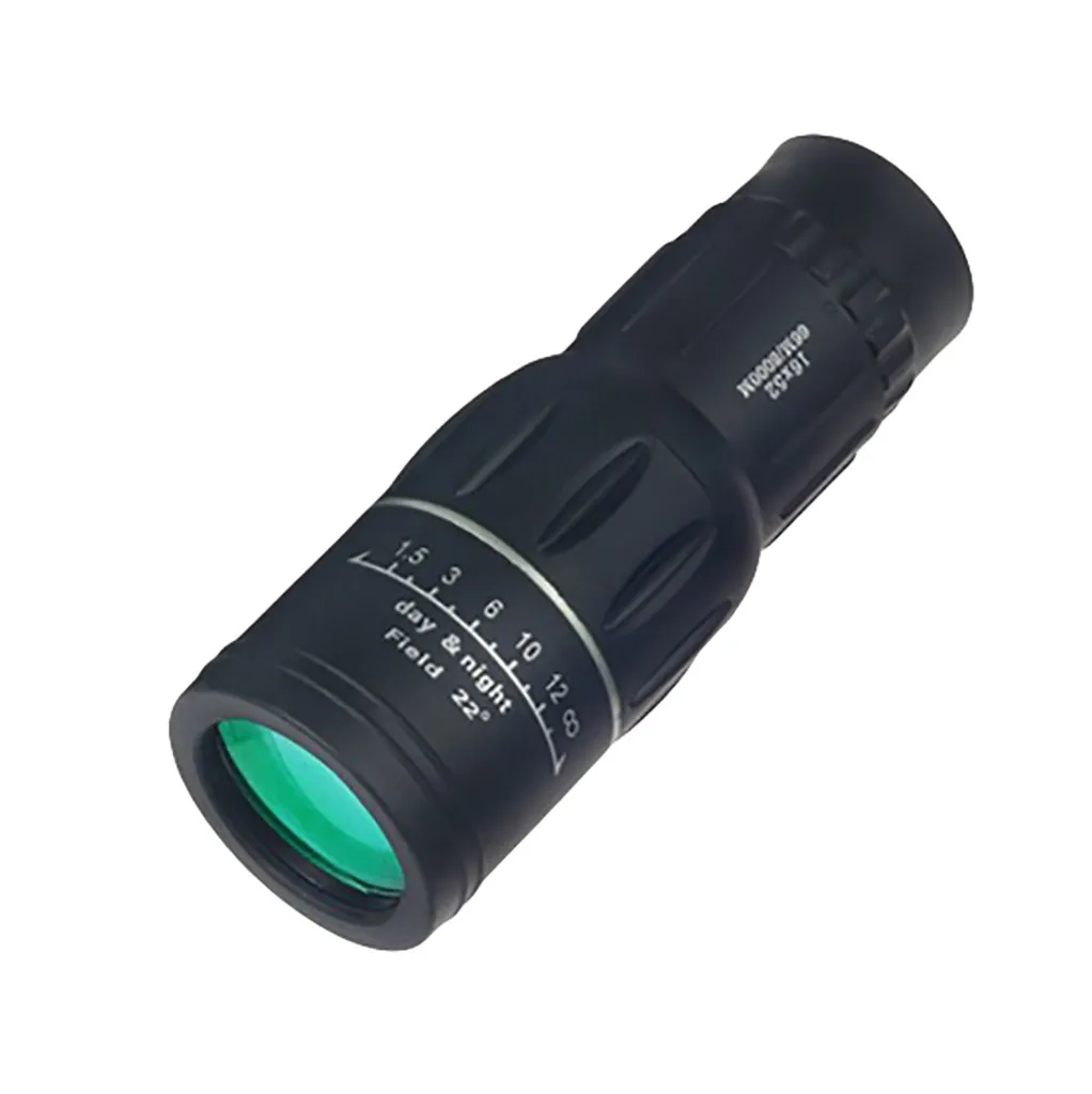 16x52 HD Dual Tone Monocular Telescope Compact Retractable Zoom Waterproof Micro Night Vision With Tripod Phone Clip | Инструменты