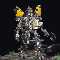 3d iron metal robot block building puzzles construction model game action figure toys diy for men cool gift boys christmas birth