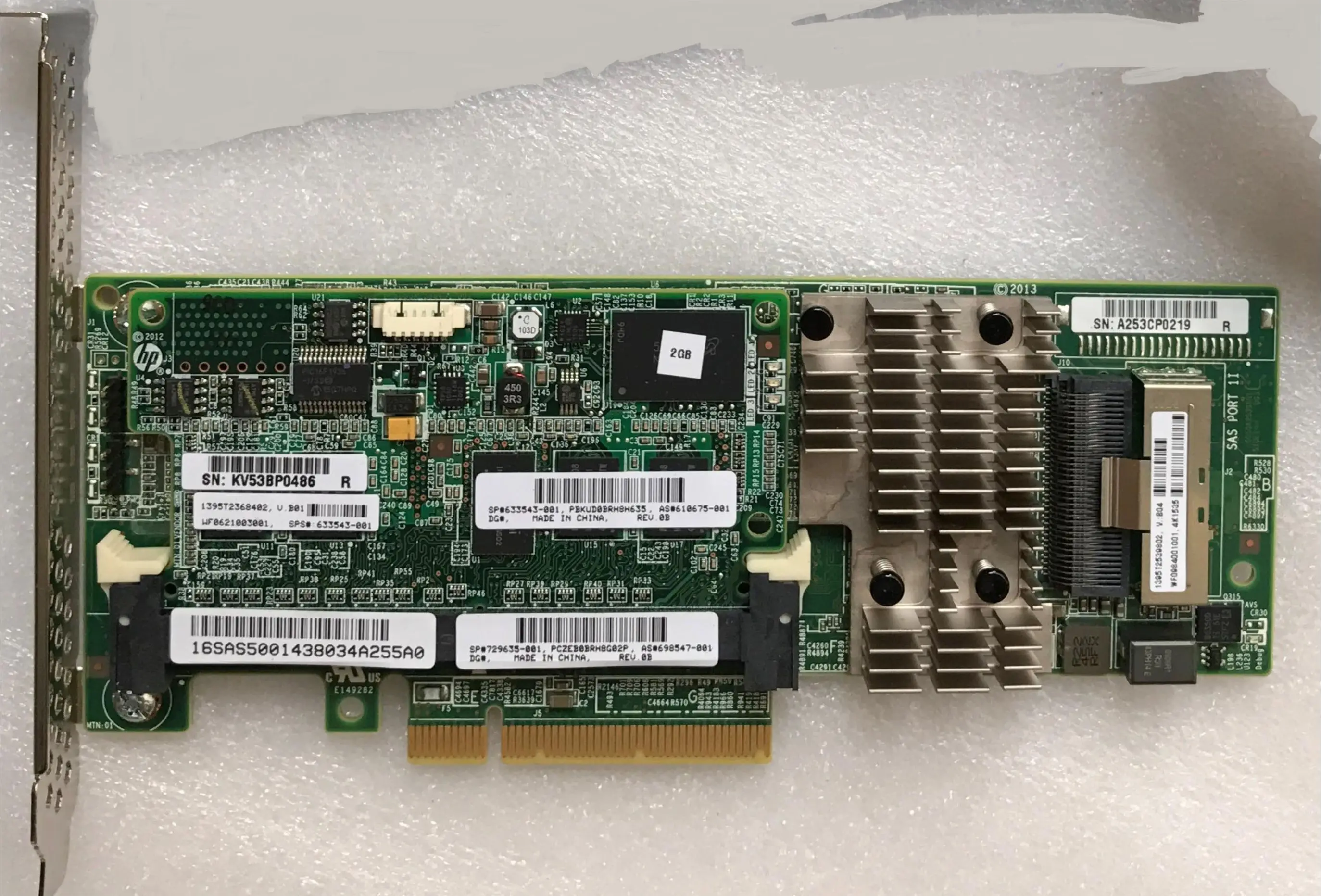 698529-B21 729635-001 698547-001 умный массив P430/2 ГБ FBWC 1-портовый Int SAS контроллер | Компьютеры и
