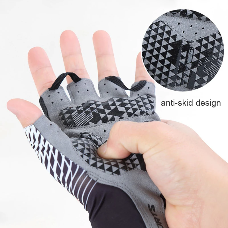 Перчатки для велоспорта Нескользящие амортизирующие спортивные перчатки без