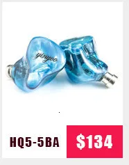 BQEYZ KC2 2BA+ 2DD гибридные наушники вкладыши HIFI бас DJ Monito спортивные наушники для бега наушники с микрофоном
