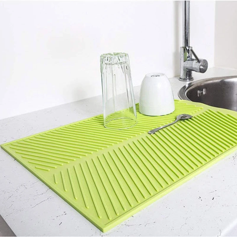 Силиконовое квадратное прочное блюдо сушилка для слива столовые приборы