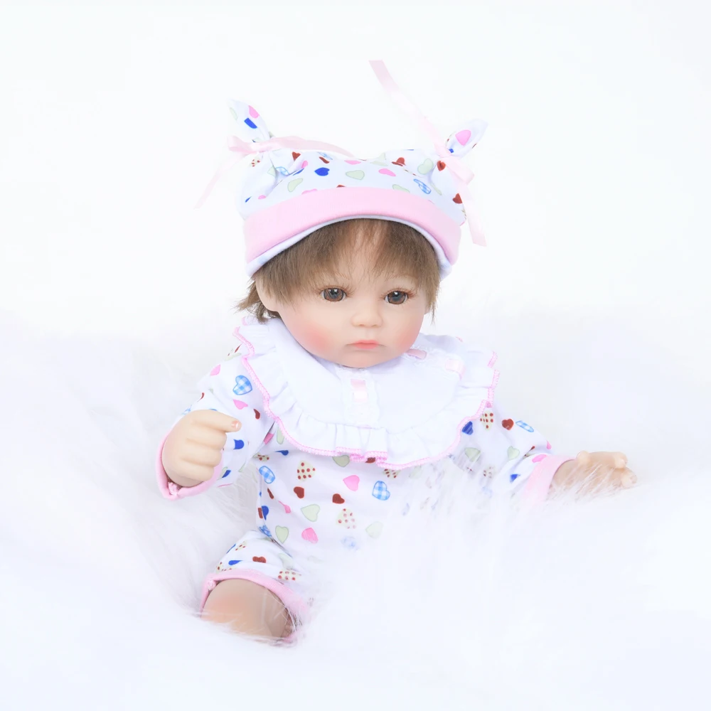 18 &quotBebe Reborn Мягкие силиконовые реалистичные игрушки для детей детские куклы Menina