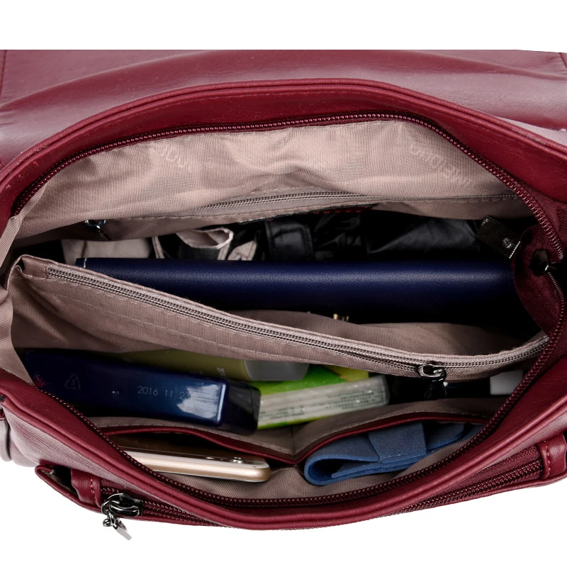 Новая модная вместительная сумка через плечо для женщин сумки мессенджеры