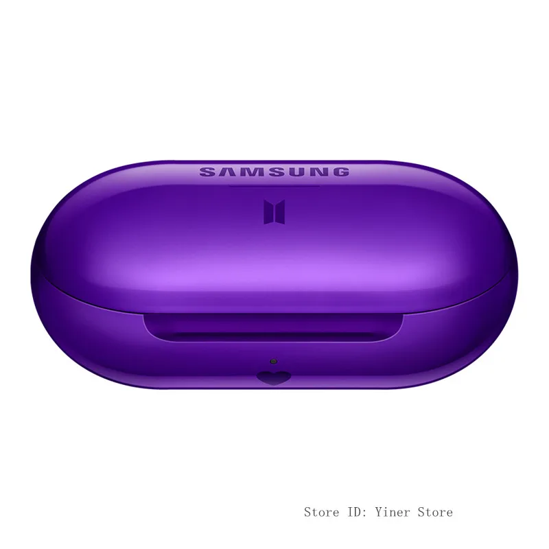 Беспроводные Bluetooth-наушники Samsung Galaxy Buds + BTS Фиолетовые наушники-вкладыши