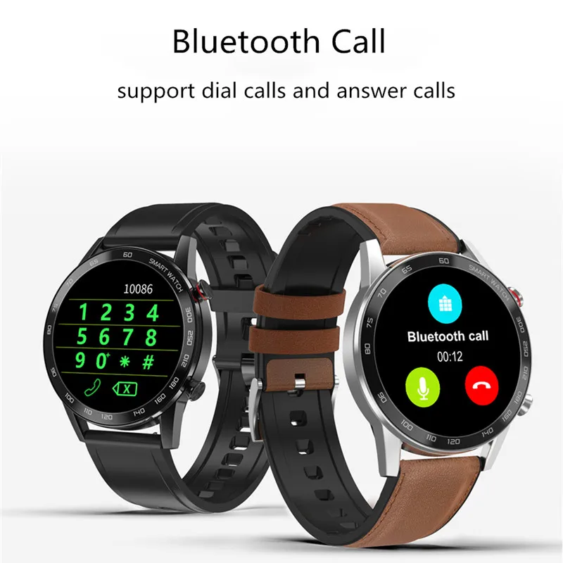 Смарт-часы DT95 L15 L13 экран 1 3 дюйма водостойкие Bluetooth функция вызова ЭКГ |