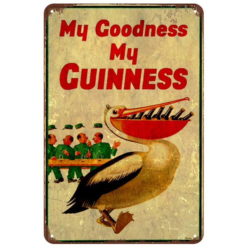 Guinness табличка, металлическая винтажная жестяная вывеска, булавка, потертый шик, Декор, винтажные металлические знаки, украшение для бара, металлический плакат для паба, металлическая пластина