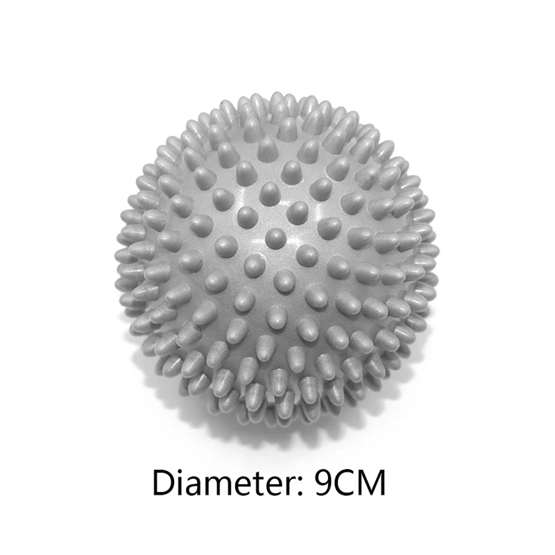 ПВХ колючие массажный шарик ТРИГГЕРНАЯ точка Спортивная Фитнес снимают вручную