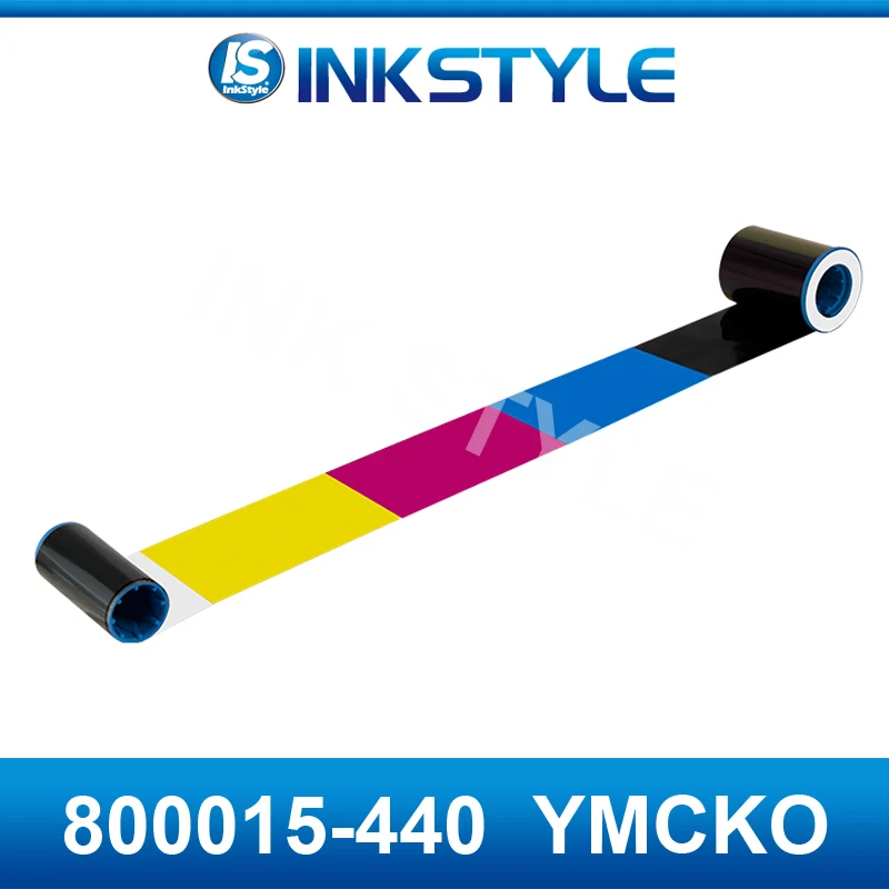 Совместимый Зебра 800015-440 YMCKO цветная лента 200 изображения для Zebra P330i P430i карта принтера