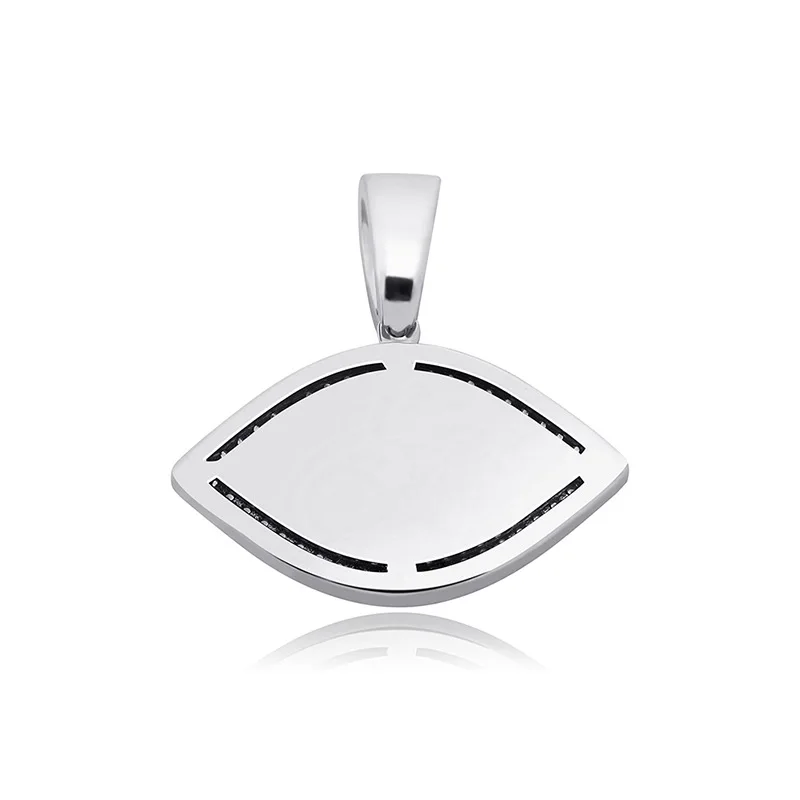 Hip Hop Micro Paved AAA Cubic Zirconia Bling Ice Out Evil Eye Pendants Necklace for Men Women Unisex Rapper Jewelry | Украшения и