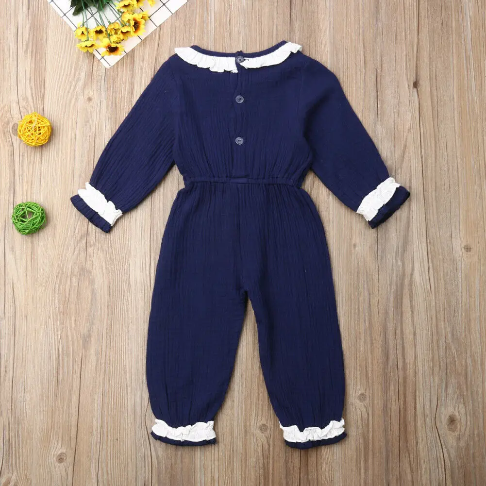 Соединенное Королевство Осенний комбинезон Милая одежда для маленьких девочек