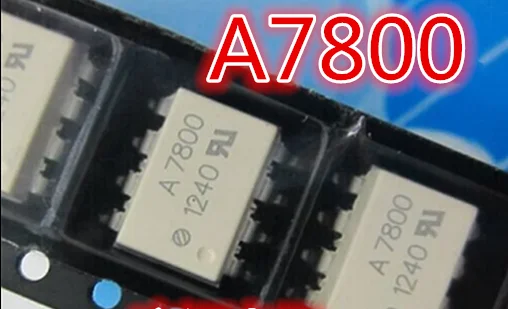 

Qixinruite 10pcs HCPL-7800 hcpl7800 a7800 hcpl-7800a a7800a новый оригинальный импортный sop8dip8 in-line пластырь Оптрон