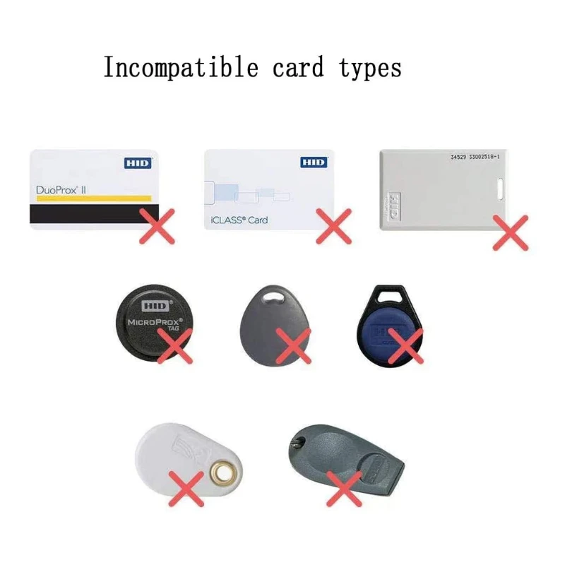 

Portable ID Card Copier Reader Writer Access Control Cards Keyfob Duplicator Handheld RFID Copier 125KHz Dustproof HX6A